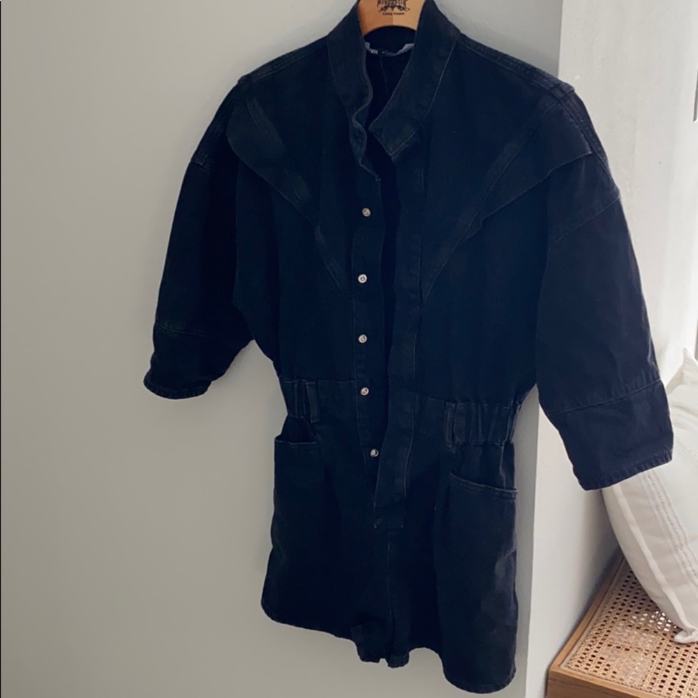 Zara denim jumpsuit